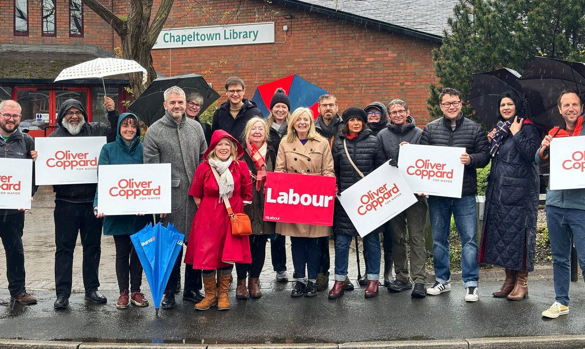 mdbuckley's tweet image. Great to campaign yesterday for brilliant @SheffLabour candidates @derekmartin_NES in Nether Edge &amp;amp; Sharrow, John Wright in Walkley, Bridget Kelly in East Ecclesfield &amp;amp; Mark Whittaker in Stocksbridge, @olivercoppard for Mayor of SY🌹