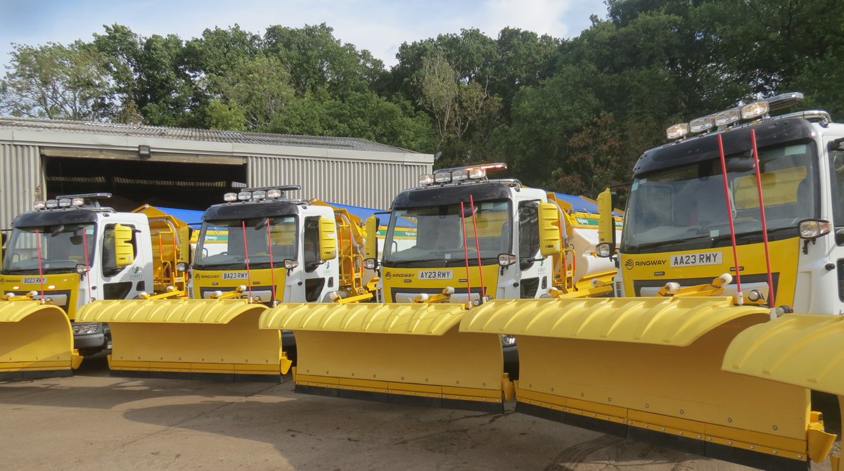 ❄️ The Winter gritting season has now finished! ❄️ We treated 1,184 individual routes and used 5,874 tonnes of salt! ❄️ This has kept the roads of #Surrey ice-free and safe The gritters will return for the 2024/25 winter season when temperatures start to drop in October