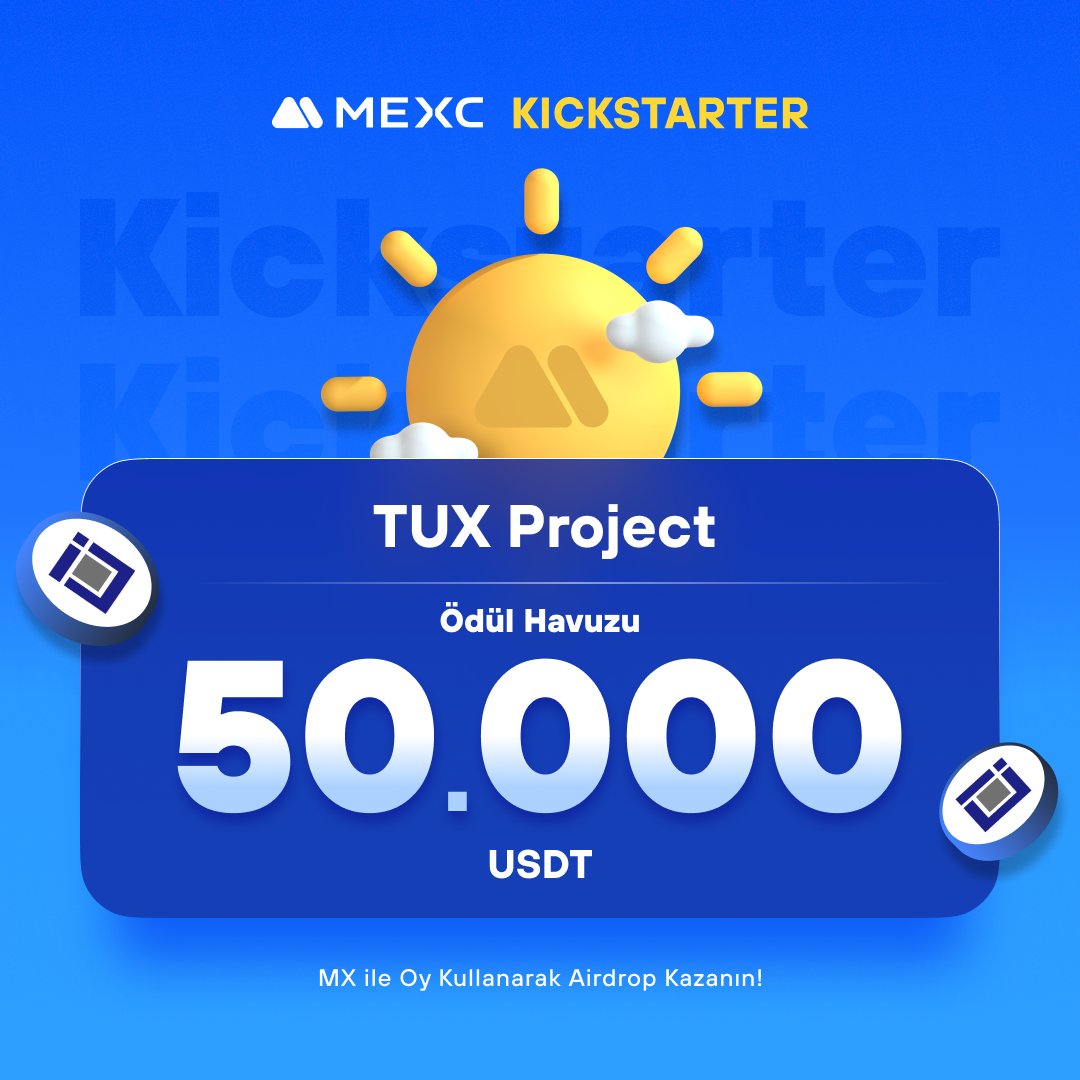 🚀 #MEXCKickstarter - @TUXC1108 $TUXC Projesi için Oy Kullanın, 50.000 $USDT Airdrop Kazanın! 

🗳️ Oylama Tarihi: 29 Nisan 2024 11.00 - 30 Nisan 2024 10.50 

📌 Ayrıntılar: mexctr.info/4dbNPtX

#MEXCTürkiye #MXToken #MX #BTC