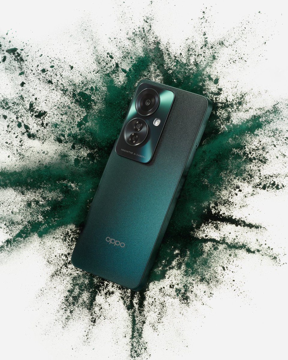 The world is your canvas with the #OPPOReno11Series5G 🖌️ 💚