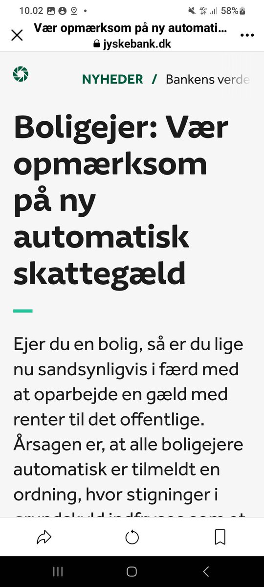 Boligejer🇻🇳 Vær opmærksom på ny automatisk skattegæld
Ejer du en bolig, så er du lige nu sandsynligvis i færd med at oparbejde en gæld med renter til det offentlige. Årsagen er, at alle boligejere automatisk er tilmeldt en ordning, hvor stigninger i grundskyld indfryses som lån