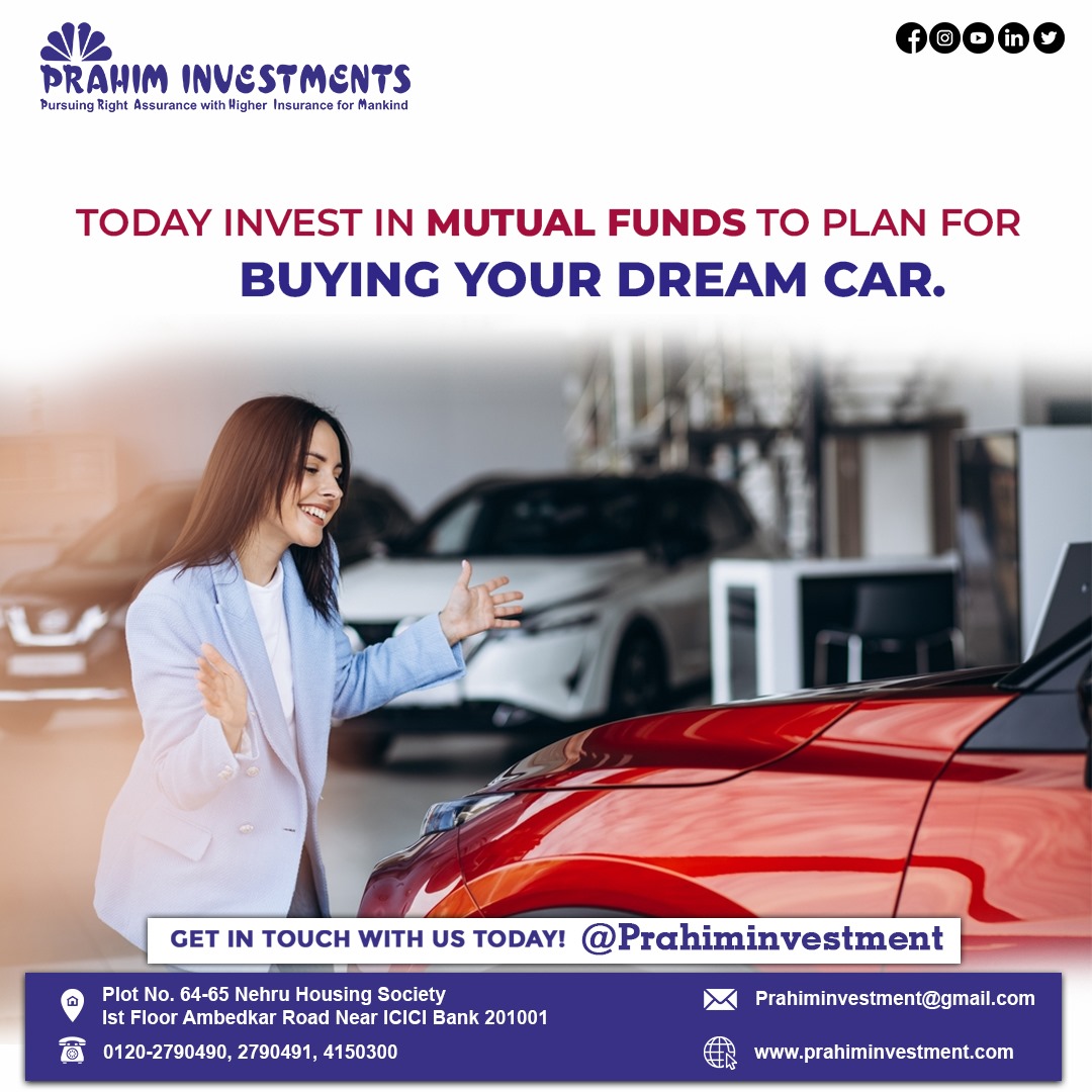 Time to make your dream car a reality! Prahim Investments has got your back. Invest in mutual funds today and buckle up for an exciting journey towards owning your dream ride. Let's make it happen together!

#prahiminvestments #mutualfundsindia #mutualfundsahihai #mutualfundsip