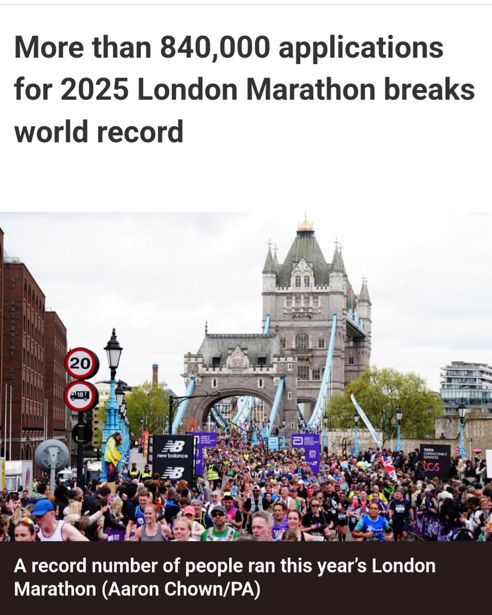 Definitely like my odds of getting a ballot place for the London Marathon in 2025 🤣🤣🤣 ##londonmarathon