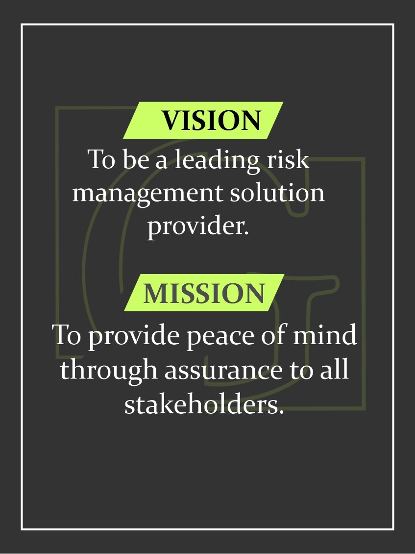 Empowering tranquility through unwavering assurance. Where peace of mind meets purpose. 

Have a great week ahead!

#MissionStatement 
#PeaceofMind 
#VisionStatement
#StakeholderTrust
#Insurance
#GuineaInsurancePlc