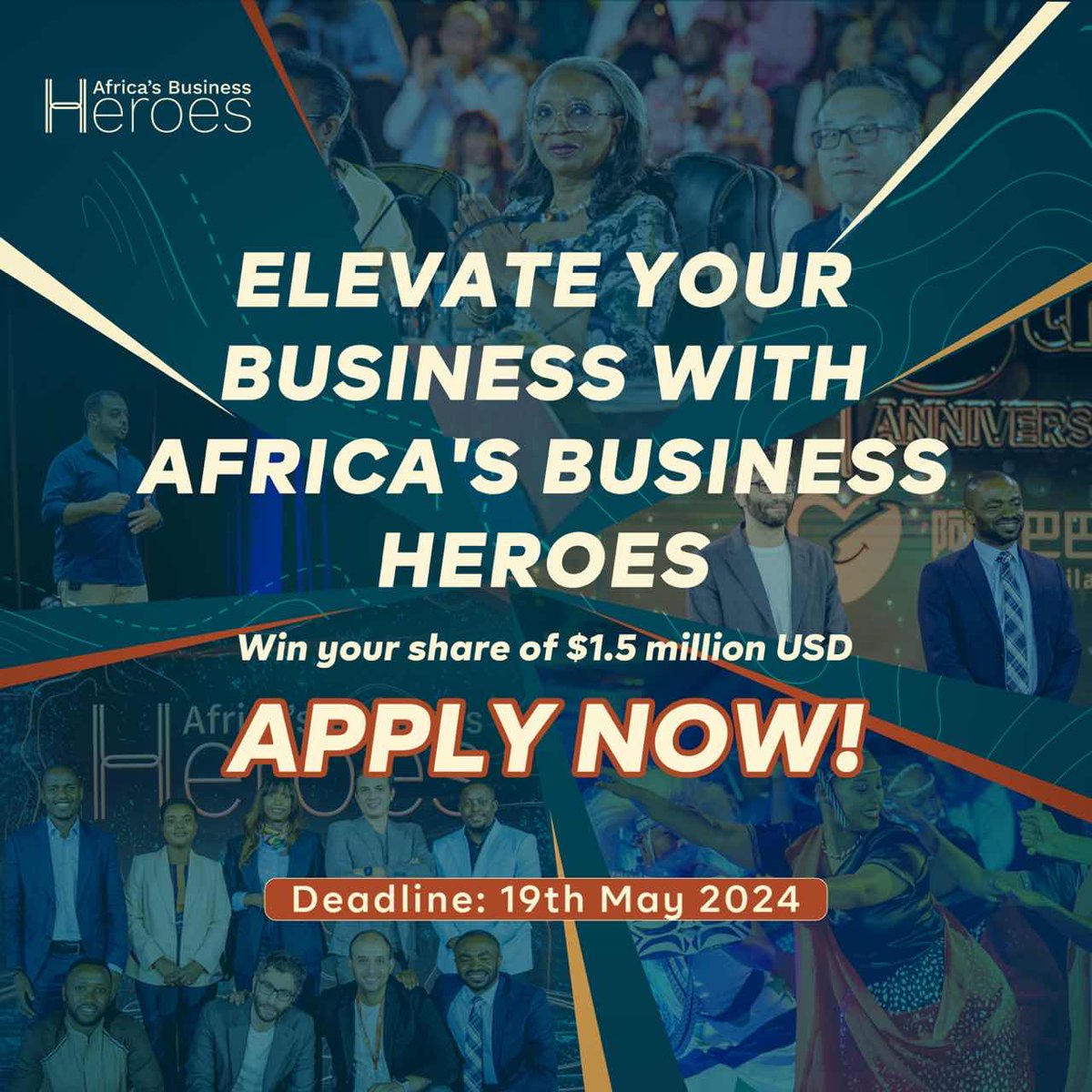 This opportunity is yours! 
You can be the next Africa’s Business Hero  👉 Is your business registered and operational in Africa? 📷 Does your business have a 3-year track record?  If so, this is YOUR time! Apply to #ABH2024 👉access to a thriving community of top entrepreneur!