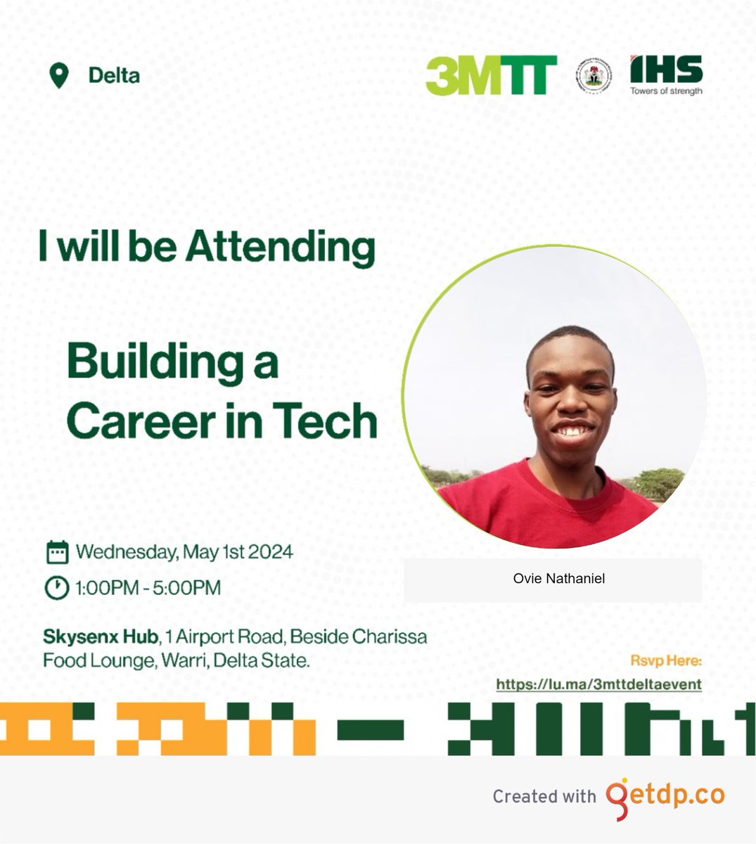 Can't wait to attend this event #3MTTDelta thanks to @3MTTNigeria and @bosuntijani