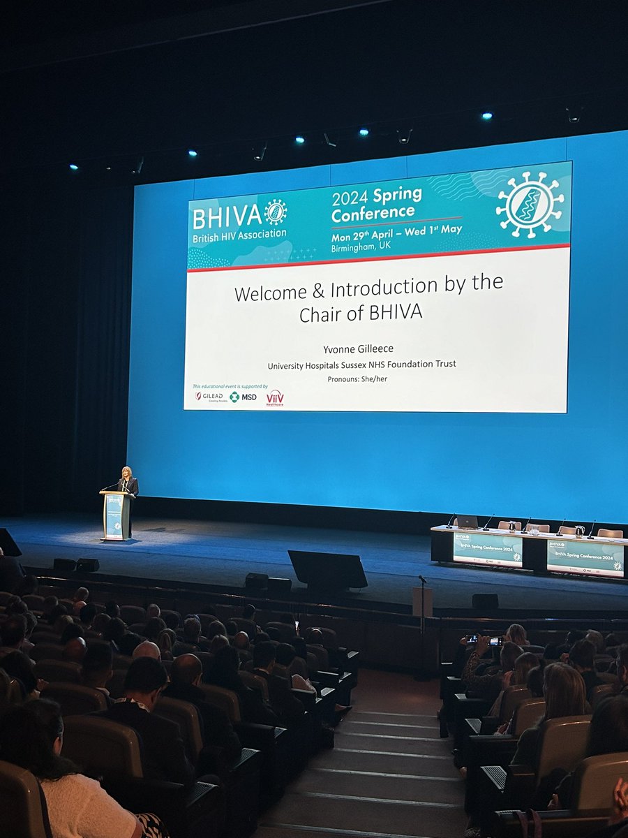 Attending the @BritishHIVAssoc conference in Birmingham Looking forward to catching up with so many colleagues.