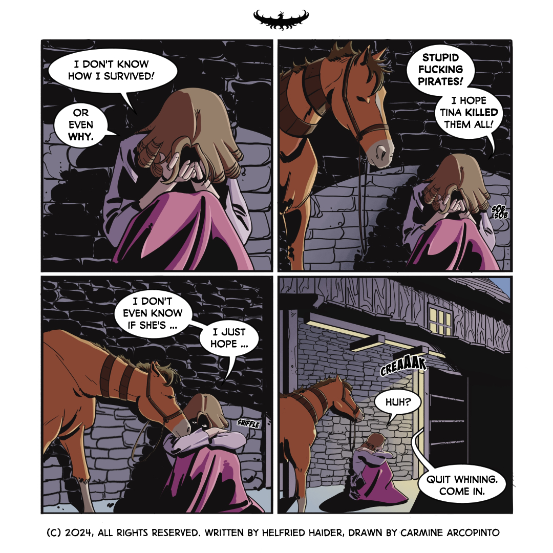 528 - Taking a moment
She didn't actually want to take a moment - but maybe she needed it nonetheless.
#webcomics