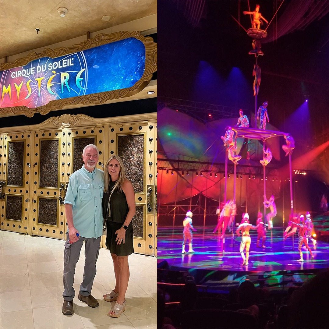 Jody and I enjoyed the Cirque du Soliel show, Mystere, on Sunday evening before the BNI US & Canada Conference begins this week. It was amazing! #MeWithIvan
