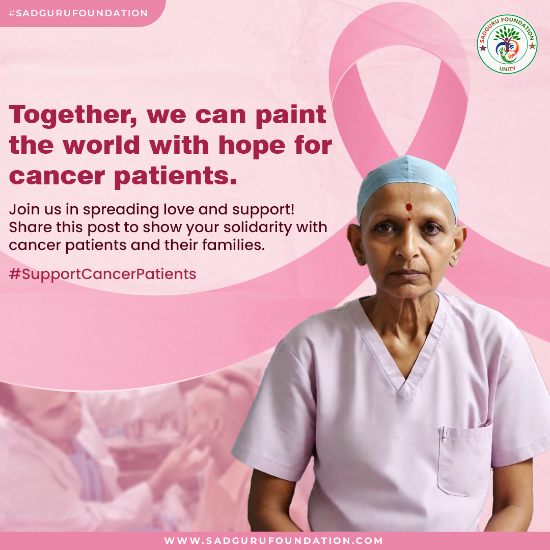 A little support goes a long way. Let's stand by cancer patients with love and kindness.
.
.
#CancerAwareness #support #socialgood #little #hope #cancer #cancerpatient #cancertreatment #cancertherapy #patients #cancersymptoms #cancersurvivors