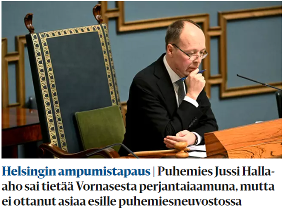 Halla-aho osoittanut useampaan kertaan äärioikeistolaista tapaa hoitaa tehtäväänsä. Hän käyttää omaa puoluettaan suosivaa työtapaa, joka on vastoin puhemiehen tehtävää ja demokratiaa. 
Miksi se hänelle sallitaan?

#hallaaho #puhemies #demokratia #äärioikeisto #Vornanen #Persut