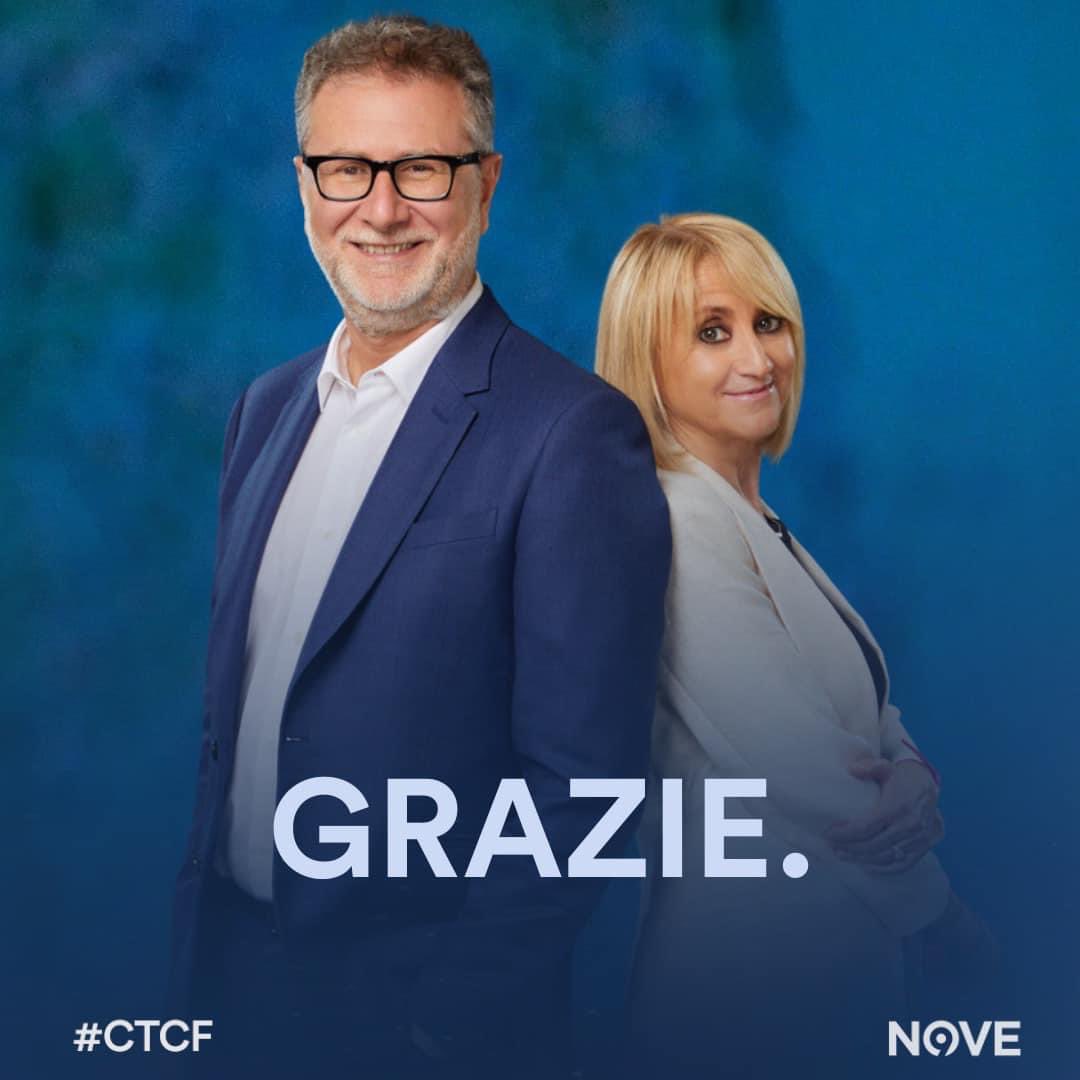 Ancora risultati straordinari sul Nove per #CTCF: 2,1 milioni di telespettatori e quasi l’11%, con un picco di 2,7 milioni e del 14%, confermando Nove sul podio delle reti nazionali. Sui social record di sempre per il programma, con oltre 700 mila interazioni, che si conferma il…