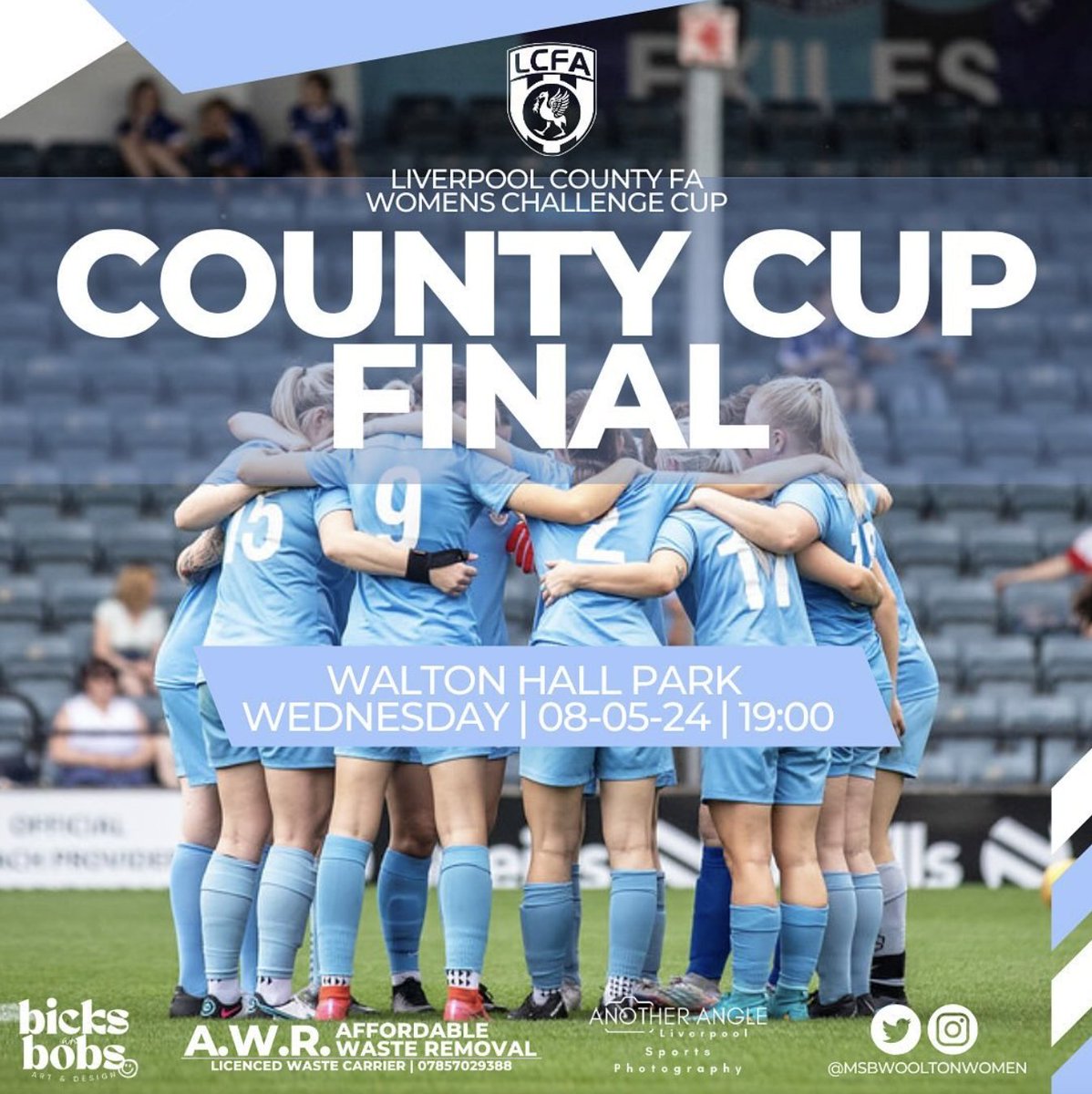 Best of luck to @MSBWooltonWomen's first team, in the Challenge Cup Final on Wednesday 8th May at Walton Hall Park. Kick off - 7pm ⚽️ More details: instagram.com/p/C5TM1GPMh9Z/…