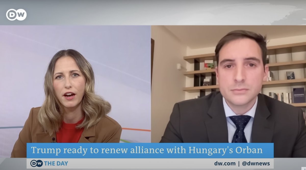 I recently joined @Nicole_Froelich of @dwnews to discuss CPAC Hungary. Viktor Orban's dismantling of 🇭🇺 democracy is a model for many conservative circles in the 🇺🇸. These growing connections are concerning ahead of crucial 🇺🇸 and 🇪🇺 elections this year👇 youtube.com/watch?v=wihBAQ…
