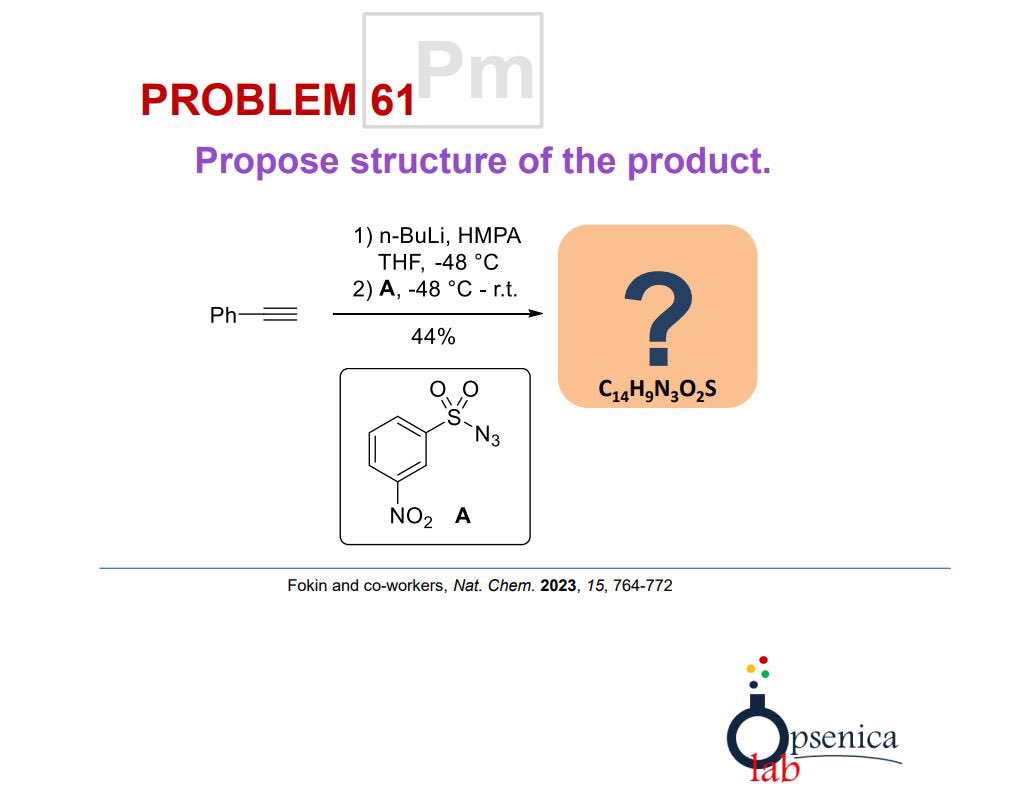 New problem is here 📝 #chemistry #organicchemistry #mechanismmonday
