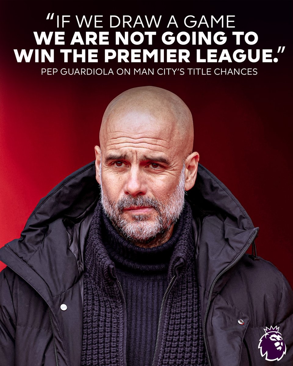 Pep Guardiola had this to say after @ManCity's win against Nott'm Forest...

Do you agree with his assessment?