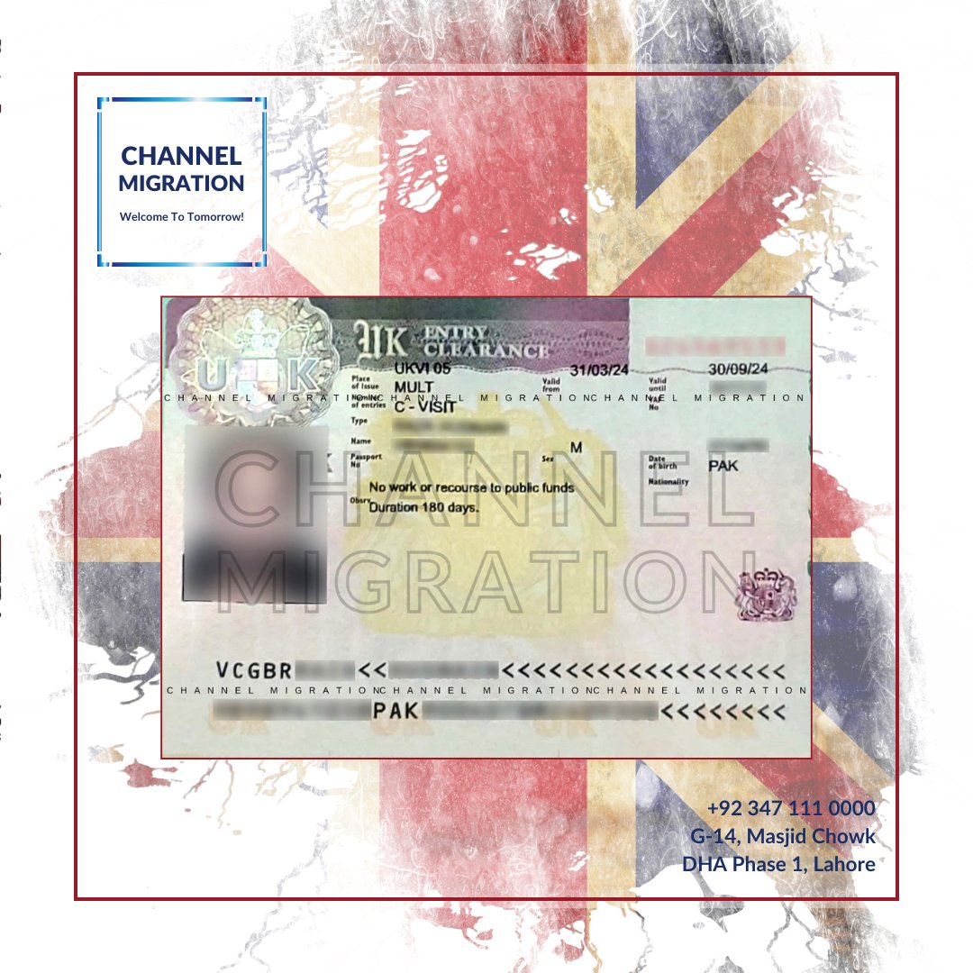 𝐂𝐇𝐀𝐍𝐍𝐄𝐋 𝐌𝐈𝐆𝐑𝐀𝐓𝐈𝐎𝐍

G-14, Masjid Chowk,
D.H.A. Phase-I, Lahore

#channelmigration #UKvisa #SkilledWorkerVisa #skilledworker #visitvisa #ukvisitvisa #skilledvisa #immigration #ukvisaapplication #workabroad #UKimmigration #globalmobility #welcometotomorrow