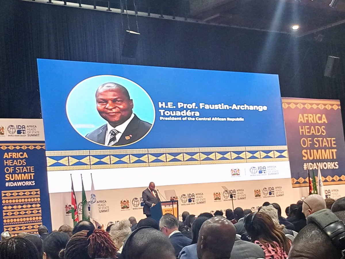 Africa Heads of state speaking at KICC Nairobi, this morning. #IDA21 a World Bank initiative is in 75 countries. And most of the heads of state are asking the World Bank to redirect the financing towards what matters in their various economies.