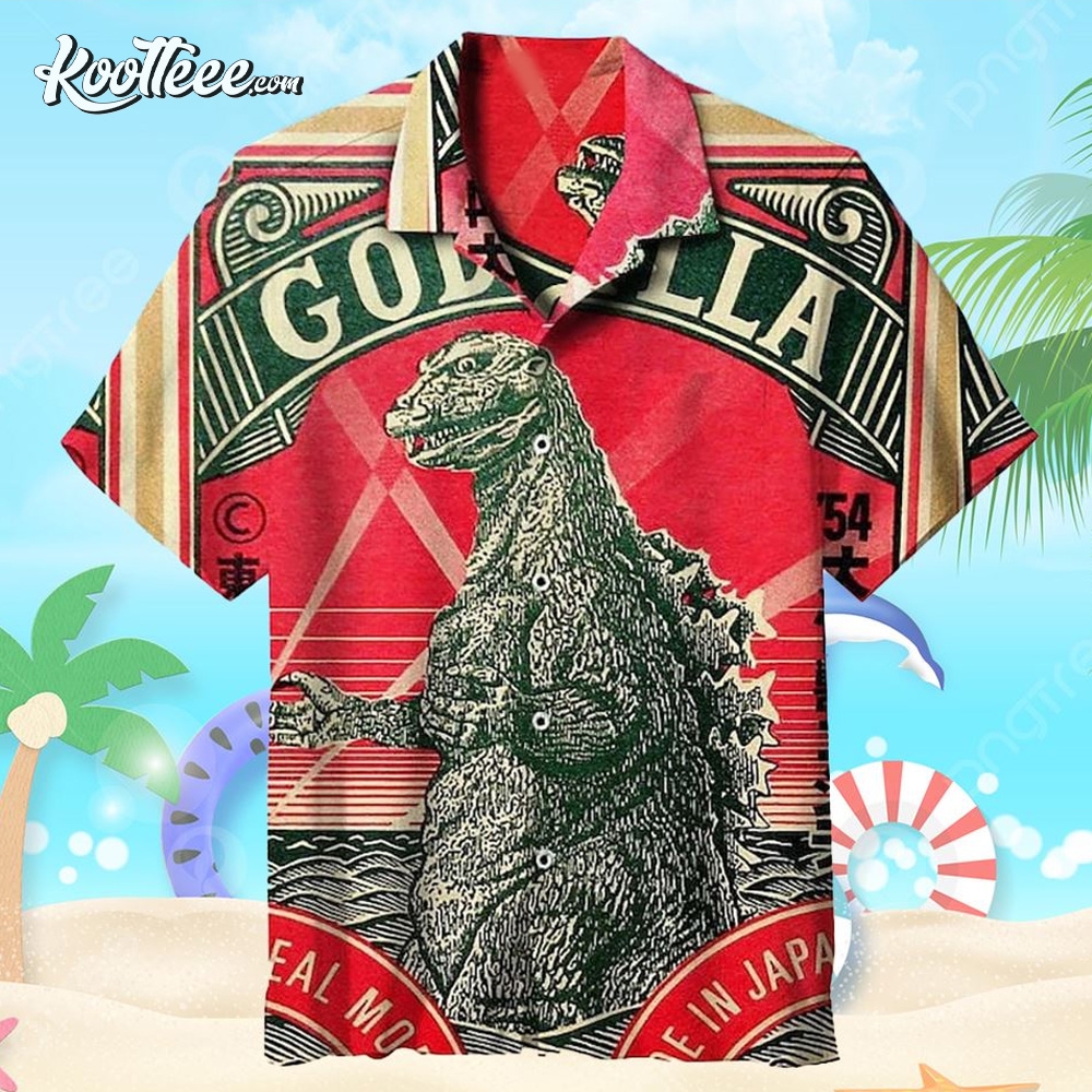 King Of Monster Godzilla Hawaiian Shirt #KingOfMonster #Godzilla #koolteee koolteee.com/product/king-o…