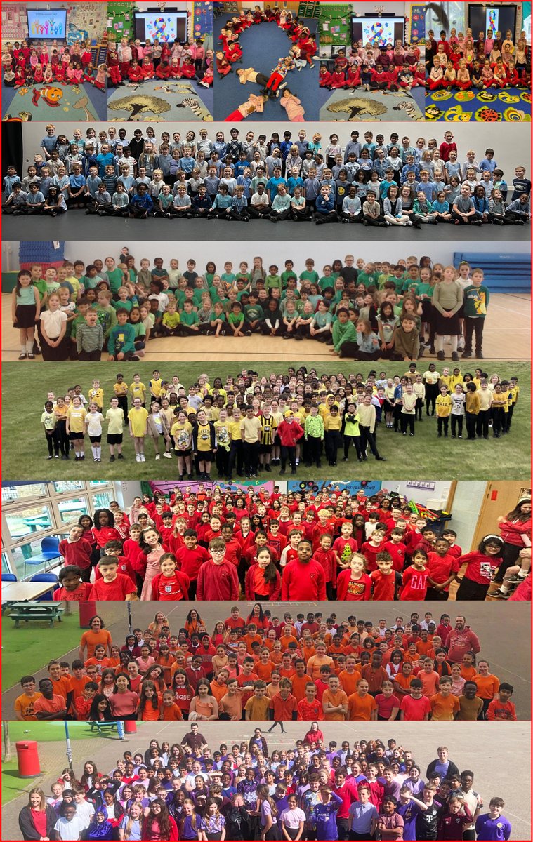 On Thursday, the whole school celebrated SEND Awareness Day. Across the school, the children learnt more about varying needs within our society. Each year group wore a colour to represent a ‘rainbow of diversity’. #SENDawareness #inclusion