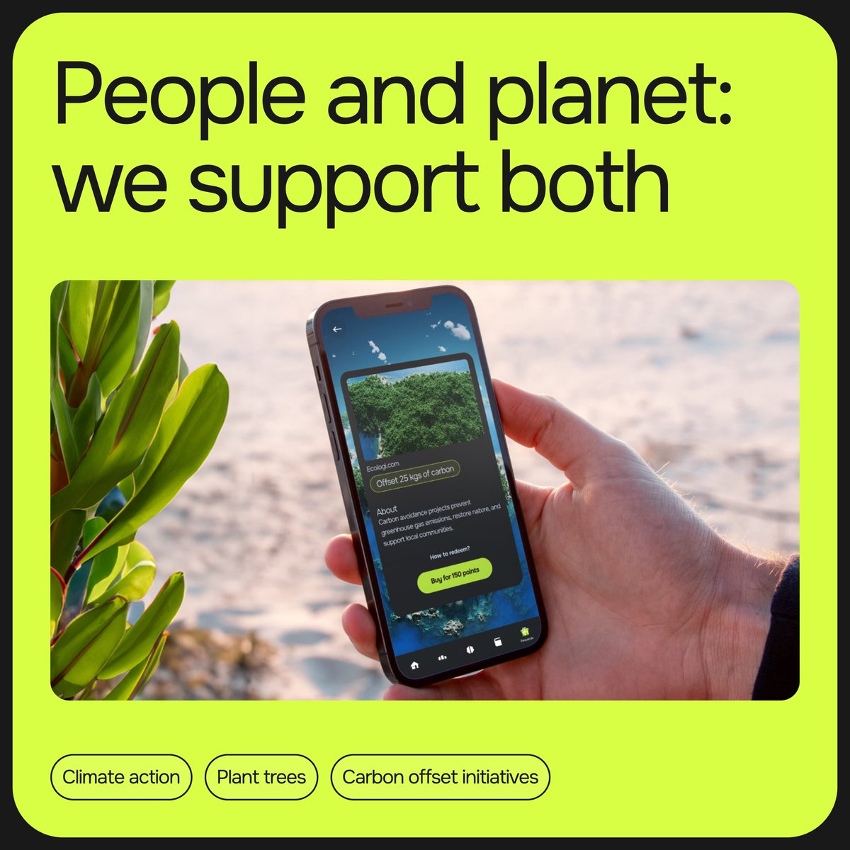 Through our unified wellbeing platform, employees can use their hard-earned Strove points to plant trees and offset carbon emissions. It's our way of empowering businesses to contribute to a greener, more sustainable future while prioritising the wellbeing of their workforce 🌳