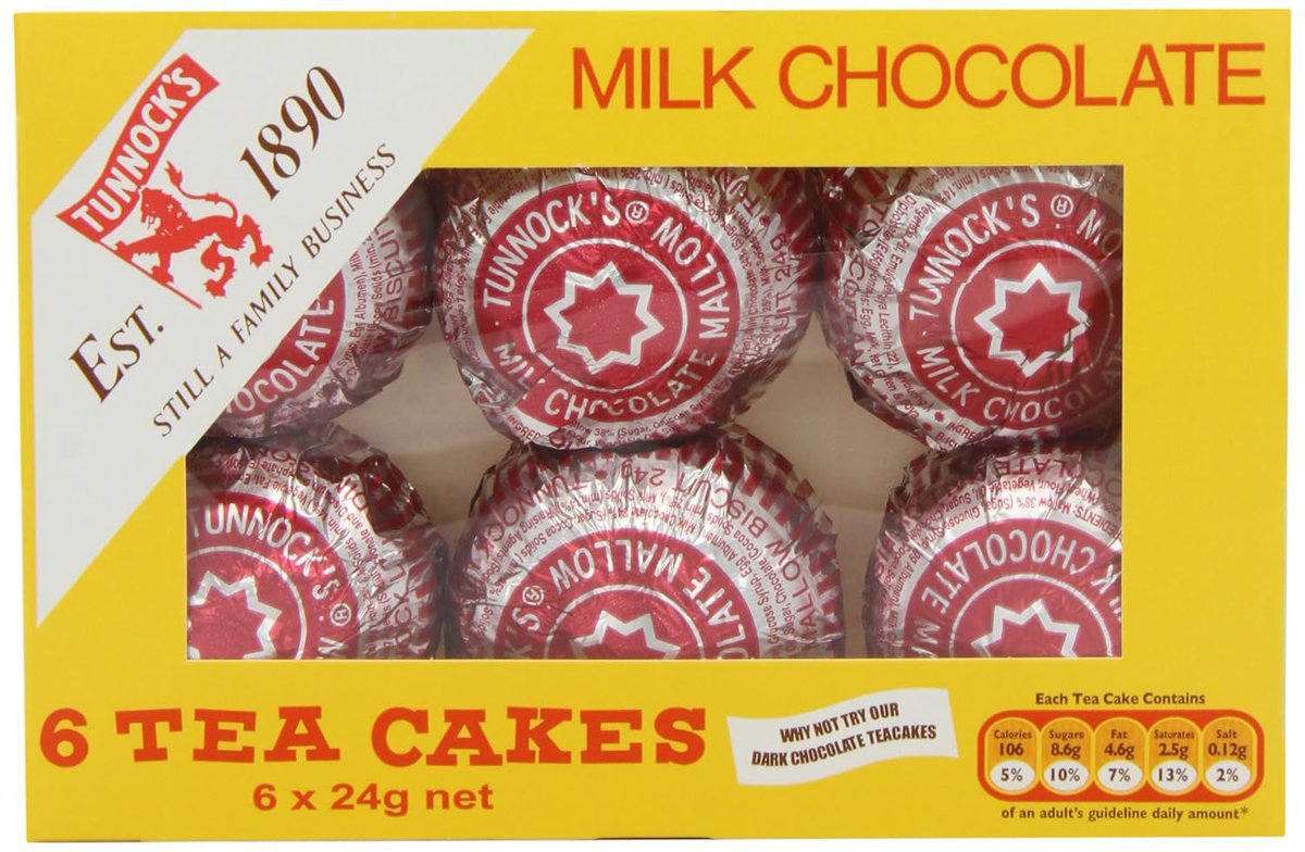 SergioMartone's tweet photo. @NoContextBrits Tunnock’s Tea Cakes. https://t.co/4Wk8ReKQYp