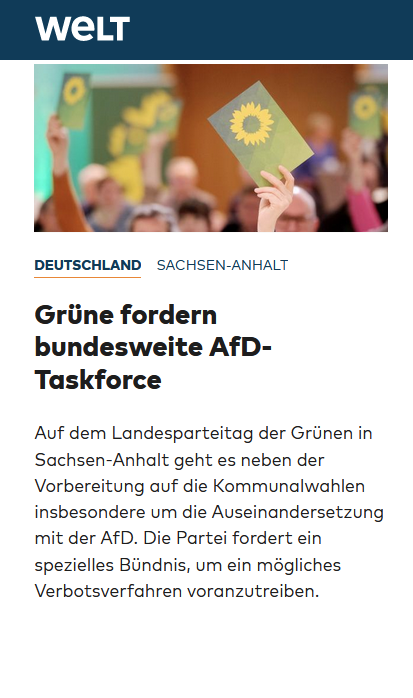 Ich könnte mir vorstellen, daß viele Menschen in #Deutschland eine bundesweite #Gruenen Taskforce fordern!  

#Afd #Gruene #Habeck #BaerBOCK #graichen Clan #HabecksGeheimakten #Atomausstieg #Atomkraft #Kernenergie #Kernkraft