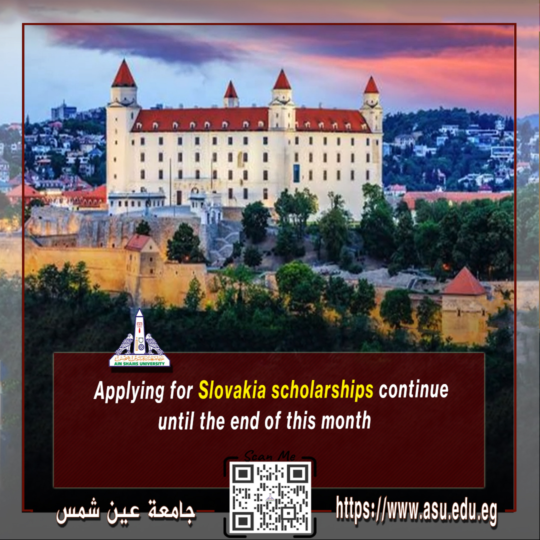 Applying for Slovakia scholarships continue until the end of this month

asu.edu.eg/7654/news/