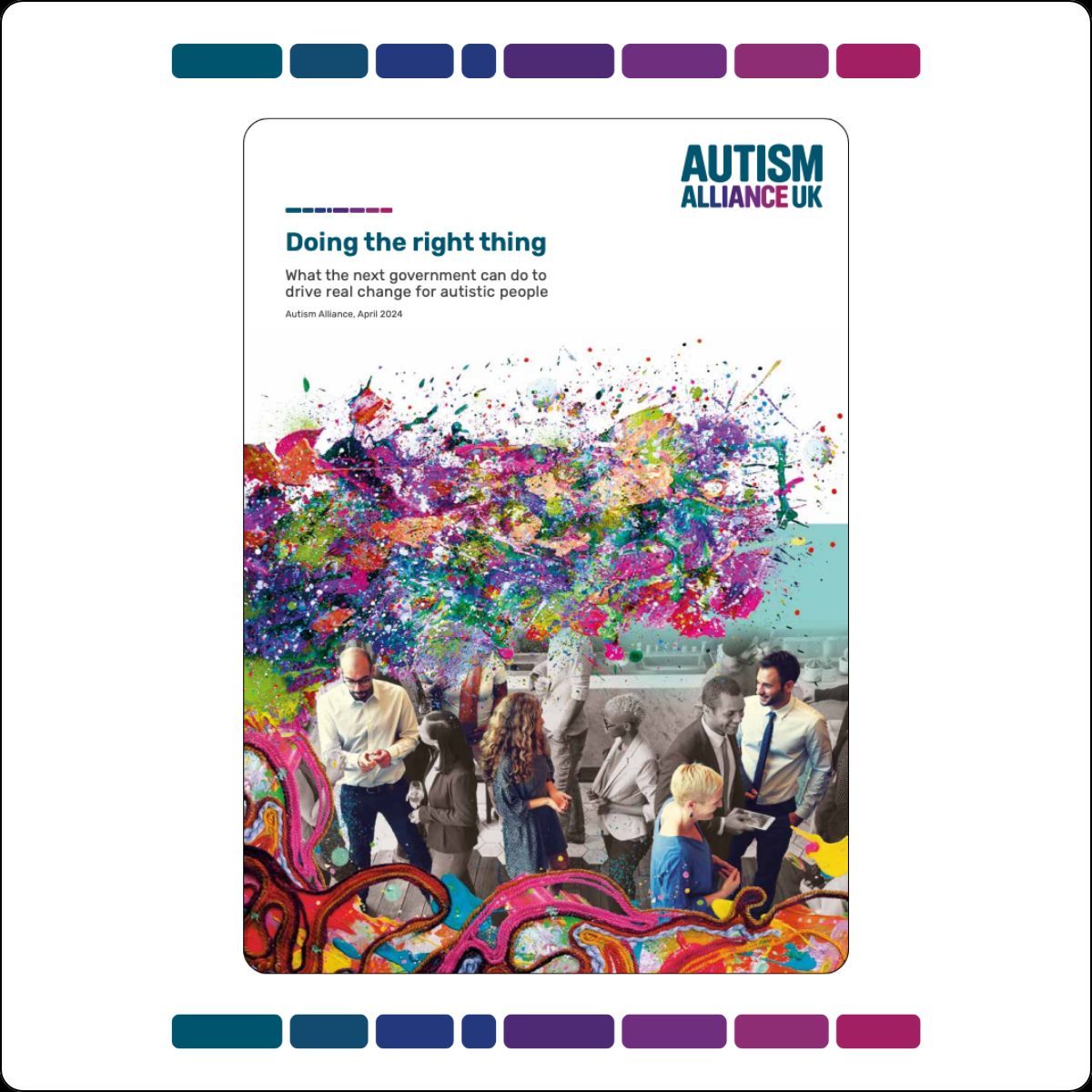 What can the next government can do to drive real change for autistic people? Our new report, Doing The Right Thing, proposes practical steps they can take, to show their intent. See: buff.ly/4bfQ25D #DoingTheRightThing #autism #autistic #realchange #AutismAwarenessMonth