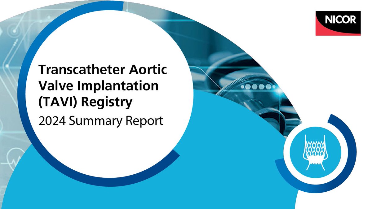 32 NHS centres in England, Wales and Northern Ireland are providing Transcatheter Aortic Valve Implantation (TAVI) procedures. To find out more about how this is affecting patient outcomes look at the latest report: bit.ly/4aI7oIn @BCIS_uk @sctsuk #TAVI #CardiacCare