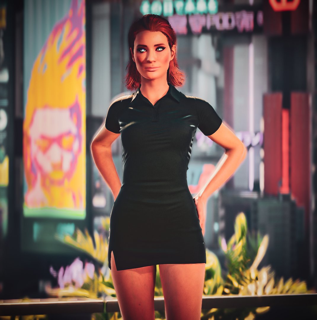 Black dress vibes ✨ 

📷 -  Cyberpunk 2077                       

#Cyberpunk2077 #VirtualPhotography #ArtisticofSociety #WorldOfVP #VPUnityHub #ThePhotoMode #VPGamers #virtualphotographer #virtual #photography #vgp #VGPUnite #TheCapturedCollective #VPRT #WIGVP