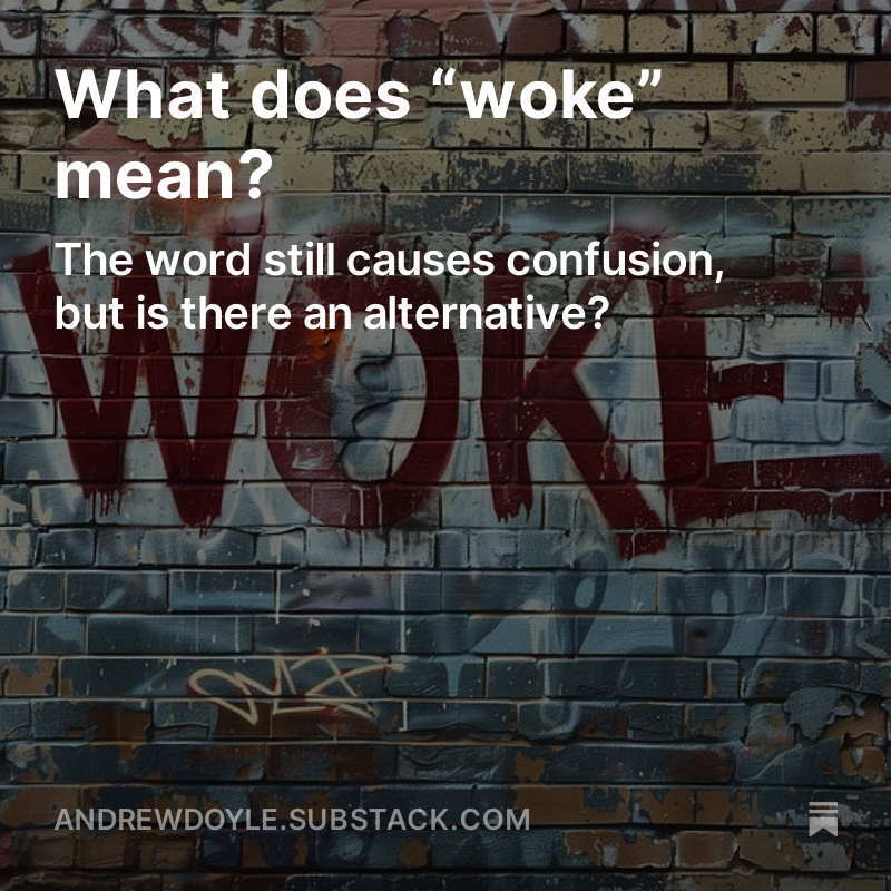 “What does ‘woke’ mean?” My latest post is now up. Link in bio. ⬆️ Please share, subscribe, and join the conversation in the comments...