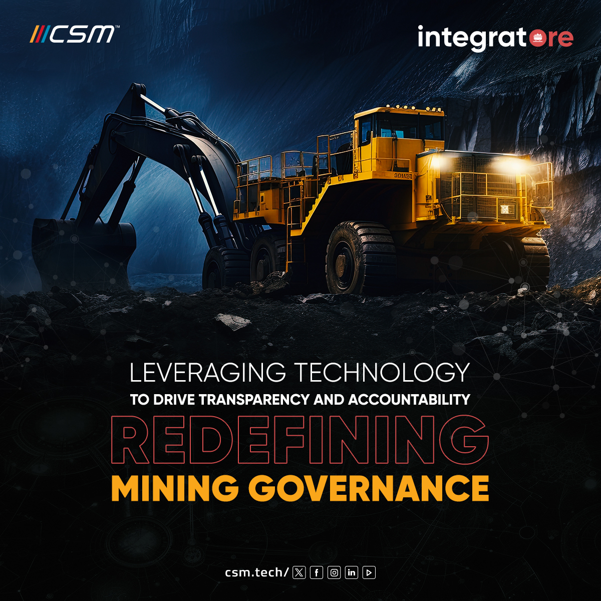 Transforming mining governance for a brighter tomorrow. 👉Learn More: bit.ly/3y6bDiv #CSMTech #Mining #SustainableMining #MiningTechnology #GovTech