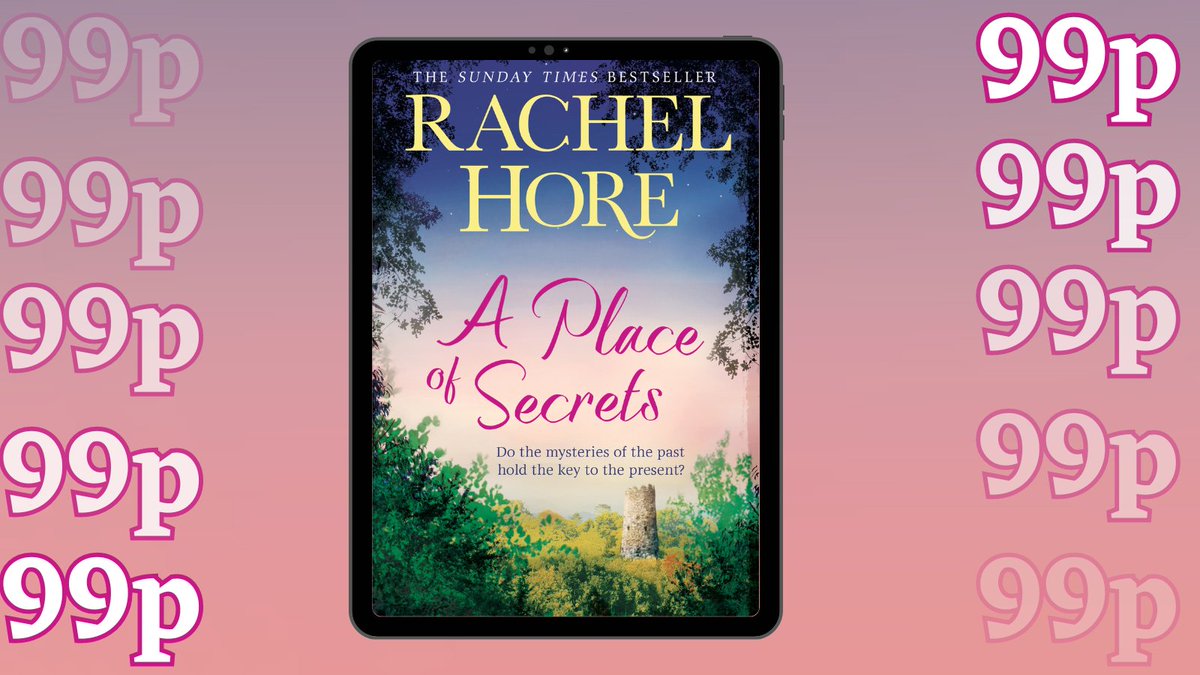 Last chance to grab @Rachelhore's Richard & Judy Book Club Pick #APlaceOfSecrets - with her beautiful new jacket - for just 99p in eBook via @AmazonKindle! simonandschuster.co.uk/books/A-Place-…