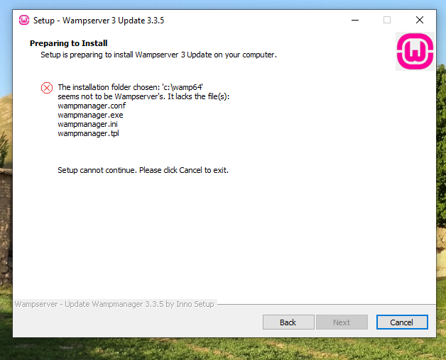 SarsharMirwais's tweet image. today i tried to install #wampserver in my Windows 10 , but I faced this error  What&apos;s wrong to my PC  #wordpress #devproblems #programming