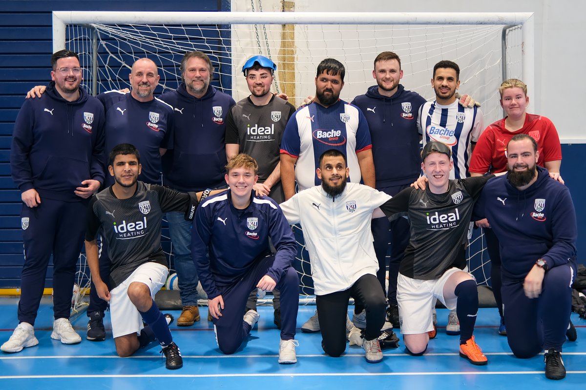 In May, our #AccessUnlimited partner's Blind team, @WBAFoundation, takes on a 5-day challenge: walking from @wembleystadium to The Hawthorns. Covering 120 miles, they'll walk 24 miles daily, raising awareness & funds for #BlindFootball. 👉More: wba.co.uk/albion-foundat…