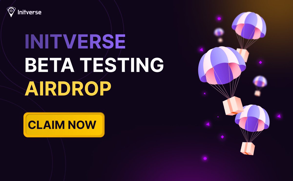 🔔 The wait is over, Initverse fam! 🌟 Our much-anticipated Beta Testing Airdrop is now live! 🚀 Start earning by signing in daily and completing basic tasks. Ready to boost your points? Invite your friends to join the fun and earn even more! Begin here at :…