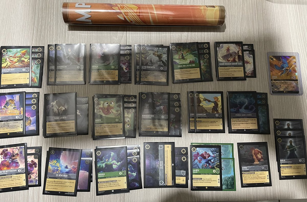 Won my first Lorcana tournament ever with this emerald steel brew 🟢⚪️ deck was really surprising opponents, especially the combo that can come out of nowhere after the beast has passed a turn #Lorcana 
<a href="/ink_decks/">inkDecks: Lorcana Decks</a> if interested