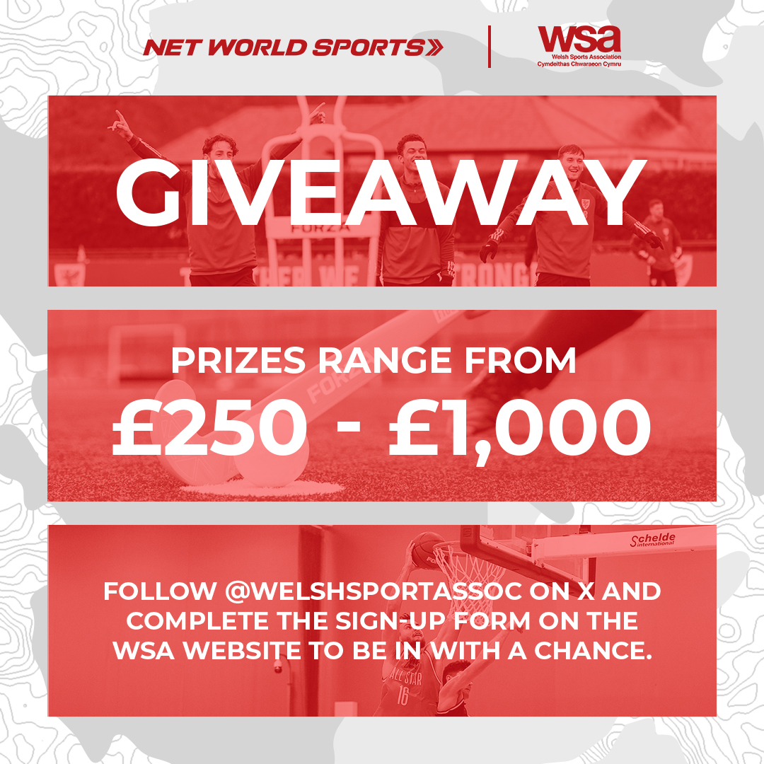 🚨TOMORROW is the deadline for our competition... 📲Follow @WelshSportAssoc 📝Complete the entry form👇 💷Be in with a chance of winning up to £1000 to spend on @networldsports equipment 🔗wsa.wales/wsa-host-compe… @sportwales