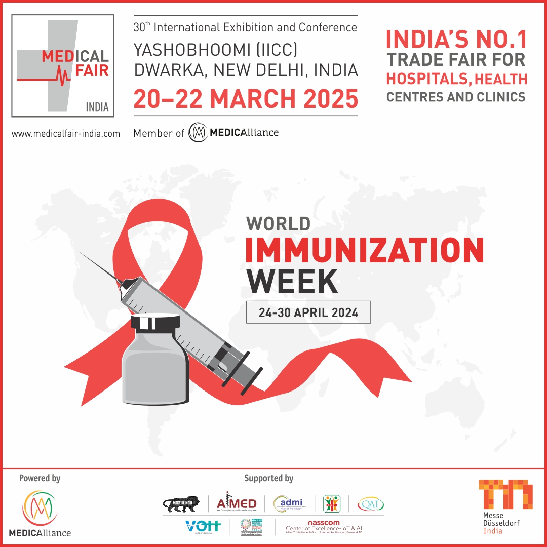 As we celebrate #WorldImmunizationWeek, it's important to reflect on the impact that vaccinations have had on global health. #MedicalFairIndia #VaccinesWork #wellbeing #health #wellness