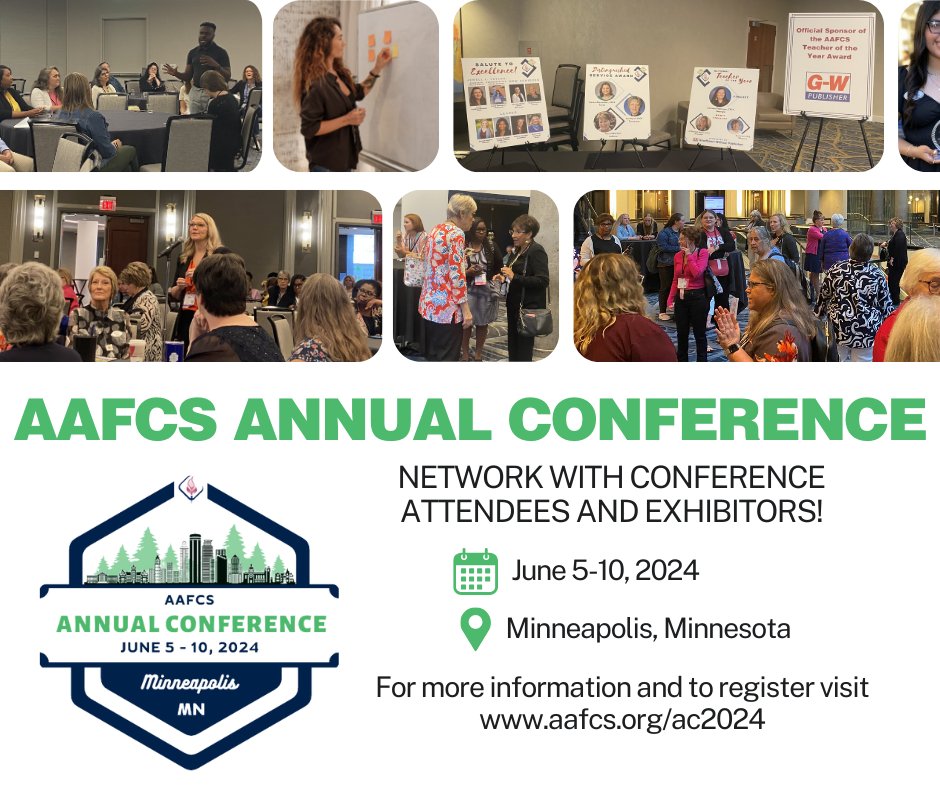 One month to go! Register today.
aafcs.org/ac2024/register
#FCS #FamilyandConsumerSciences #FACS #HomeEconomics #HomeEcology #HumanSciences #HealthSciences #HumanEcology
