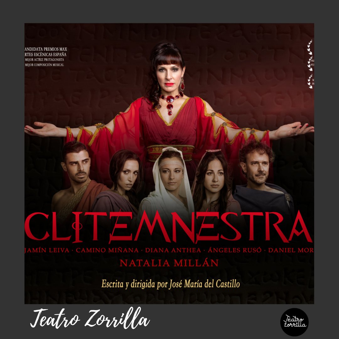 ¡Descubre CLITEMNESTRA desde su propia voz! 🎭Esta obra revisita el mito clásico, liberándolo de la tradición machista para dar voz a una mujer adelantada a su tiempo.

📅 Sábado, 25 de Mayo de 2024.
🕣 20:30h.

¡No te lo pierdas!

#Clitemnestra #Teatro #MujeresEnLaHistoria