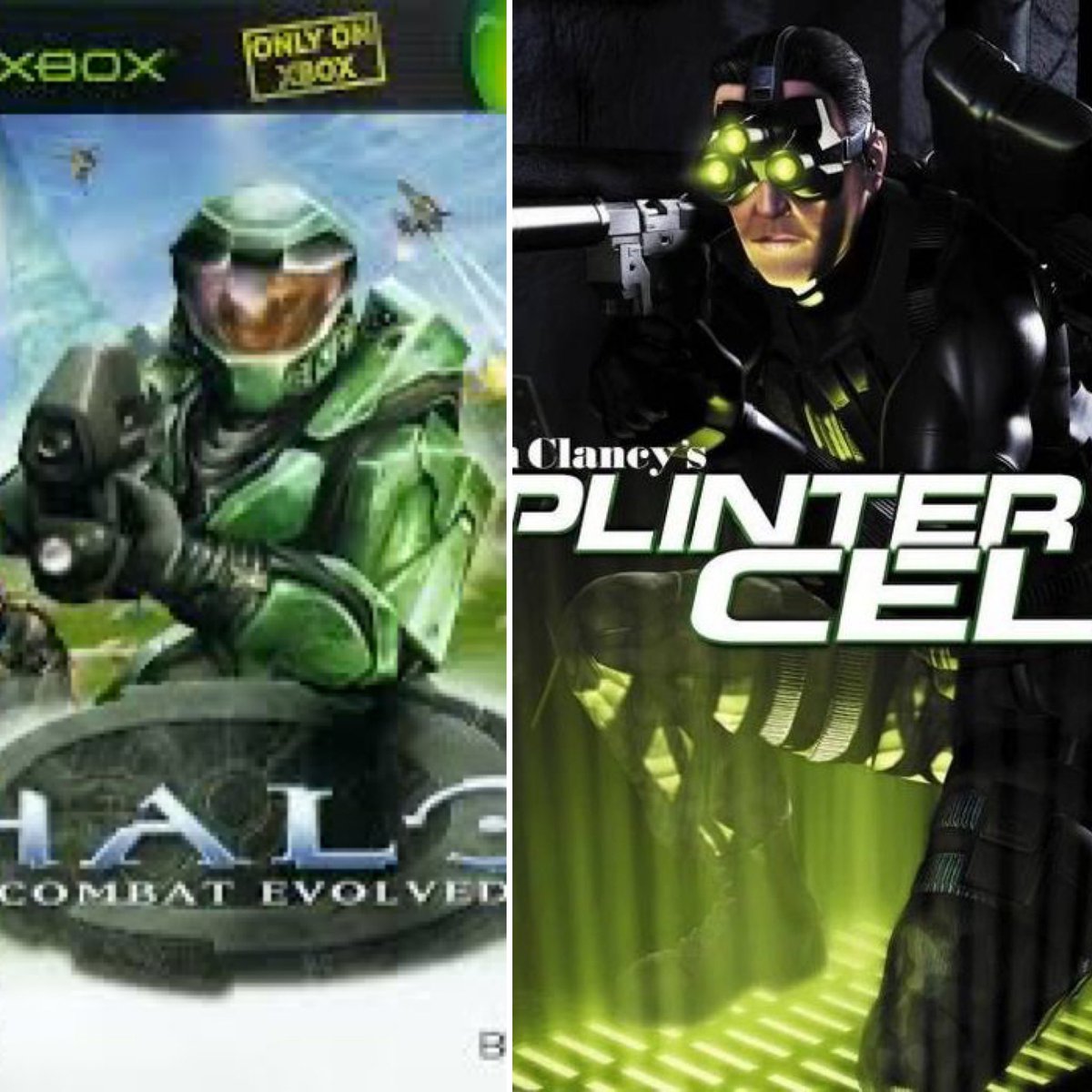 The two games that had me hooked #halo #splintercell