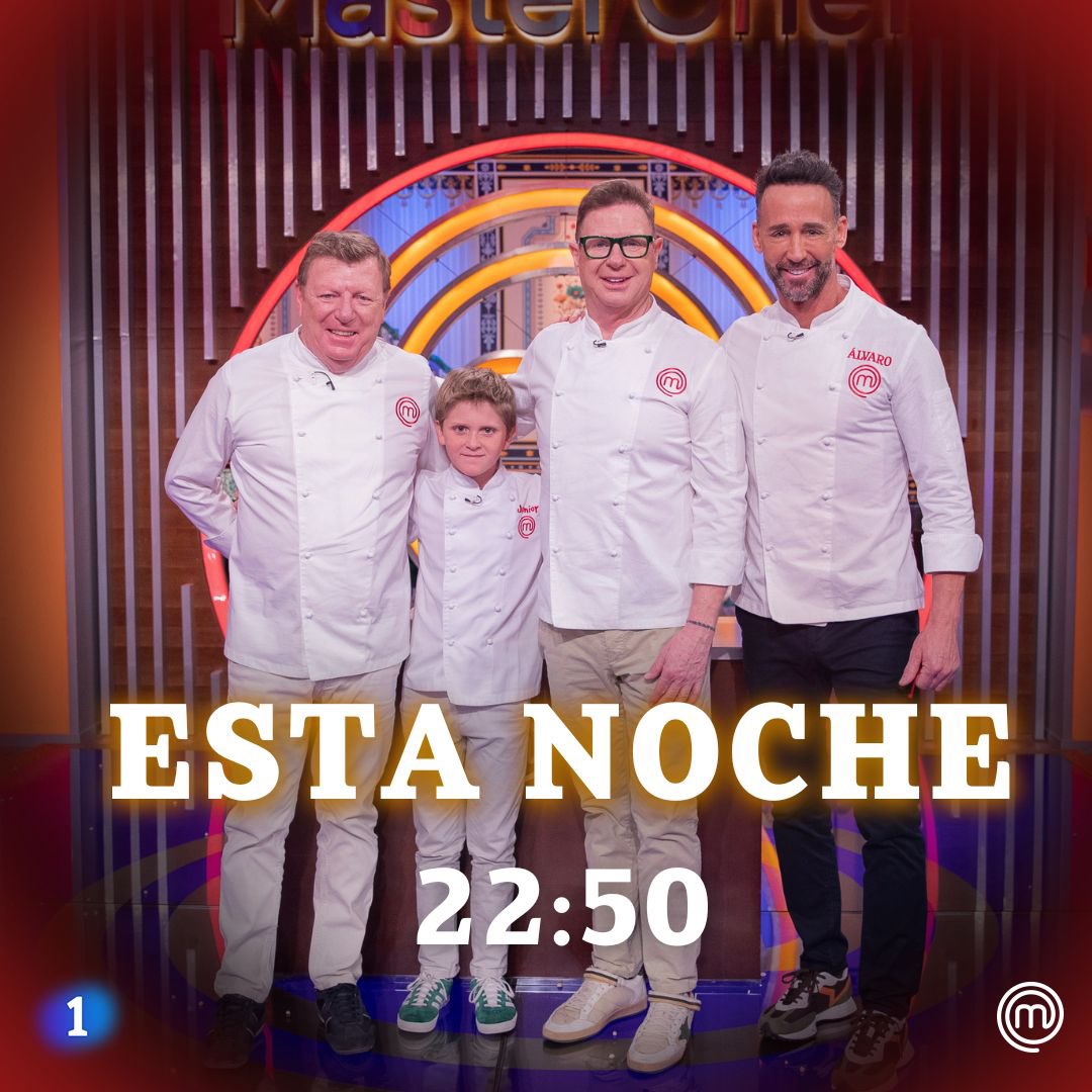 ESTA NOCHE llega un súper programa de #MasterChef para disfrutar a lo grande. ¡Os esperamos a las 22.50H en <a href="/La1_tve/">La 1</a>! rtve.es/masterchef