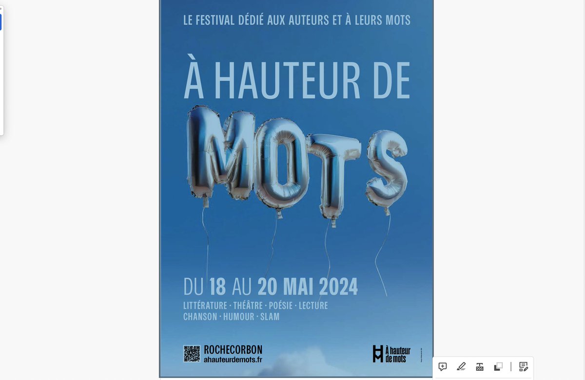 Dans le cadre de la première édition de ce nouveau Festival, je présenterai le samedi 18 mai à 14h30 à Rochecorbon 'Paroles de Poilus' montage des ouvrages de mon ami Jean-Pierre Guéno