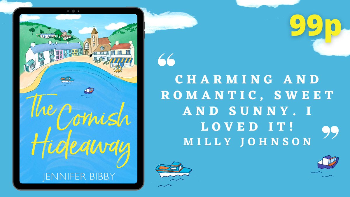 Last chance to grab @jennyfromthewr1's charming, escapist, romantic debut #TheCornishHideaway, for just 99p in eBook via @AmazonKindle! 'A sun-drenched delight, an absolute joy!' HEIDI SWAIN 'I didn't want it to end’ HOLLY HEPBURN simonandschuster.co.uk/books/The-Corn…