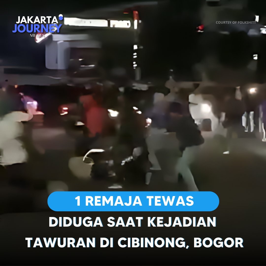 Video yang beredar telihat bahwa 1 remaja tergeletak dijalanan yang diduga tewas pada saat tawuran yang terjadi di Cibinong, Bogor.

Aduhh Stop tawuran dong, Mending bikin karya yang membanggakan bangsa dan negara kayak Timnas. 😢

#jktjourney #infobogor
