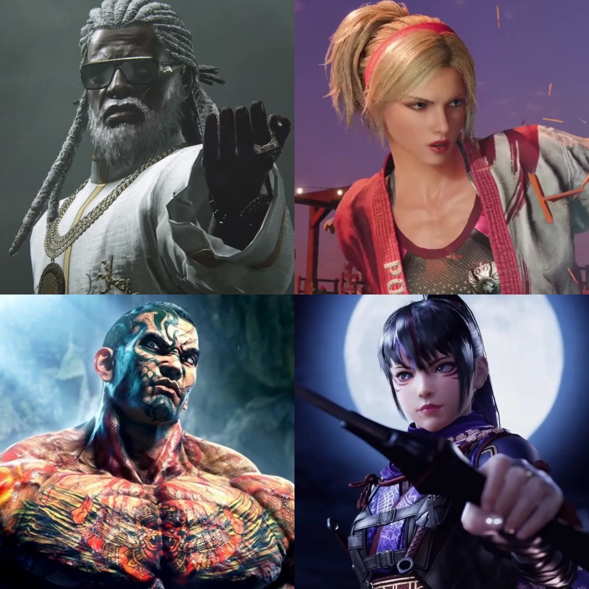 Well, I think the other two are coming, the 'New Generation' of Tekken 7