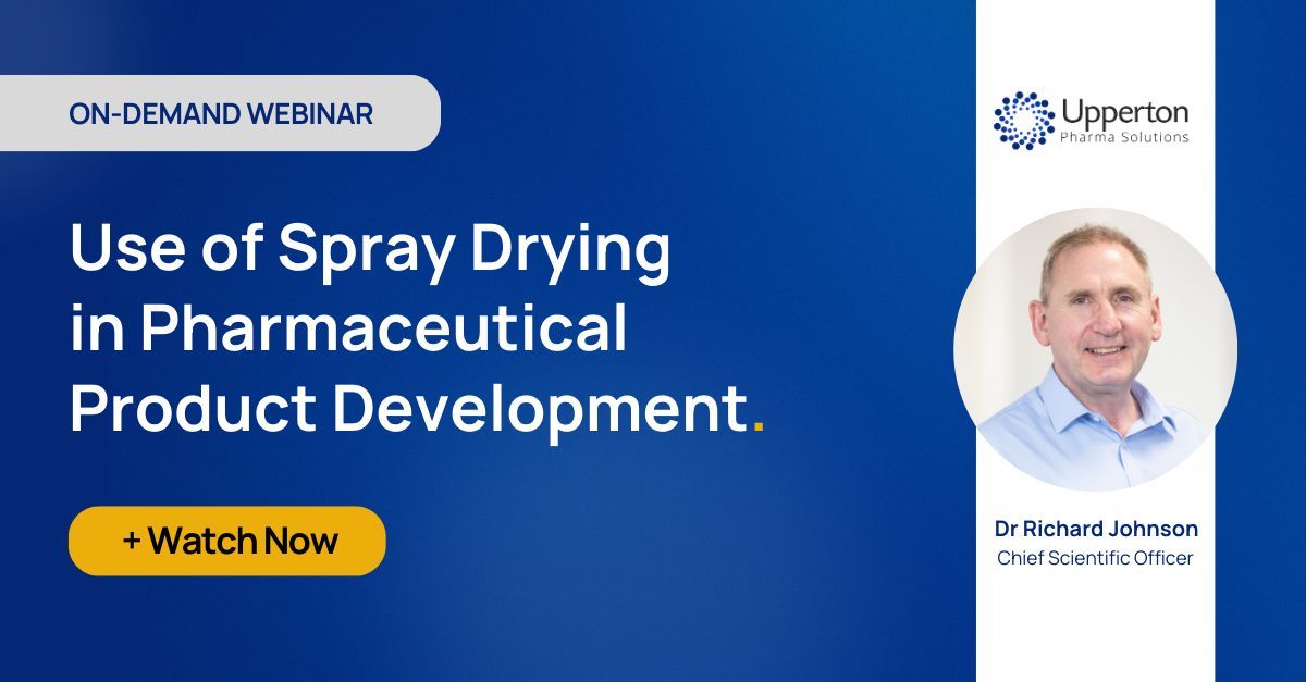 Learn more about pharmaceutical spray drying in our on-demand webinar and discover how it is used in the pharmaceutical industry to improve the formulation and delivery of drugs. Register to watch on-demand now ⬇ buff.ly/3UilFV9 #CDMO #webinars #pharma