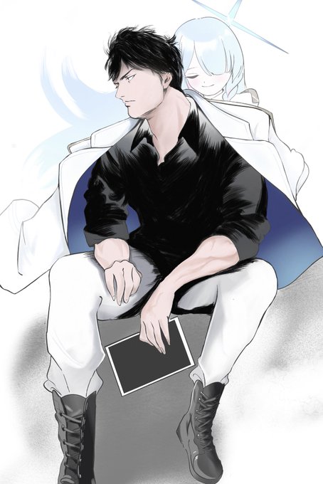 「black hair white coat」 illustration images(Latest)